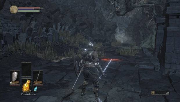 Dark Souls 3 - Cementerio de ceniza: Camino al lagarto brillante gigante
