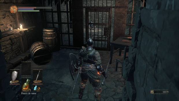Dark Souls III - Gran Muro de Lothric: celda de la torre del muro