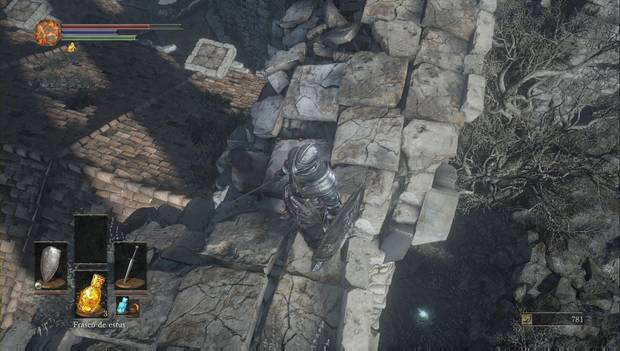 Dark Souls III - Gran Muro de Lothric: Tejado del Santuario de Enlace del Fuego