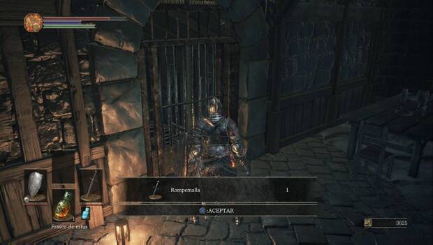 Dark Souls III - Gran muro de Lothric: daga rompemalla
