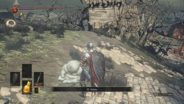 Dark Souls III - Asentamiento de no muertos: Siegward se ha quedado dormido