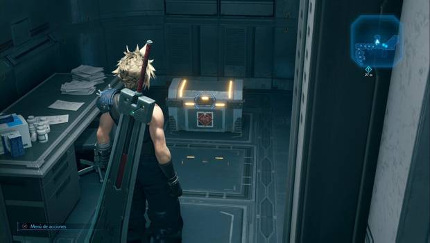 Final Fantasy VII Remake - Capítulo 17: cofre con el anillo de rana