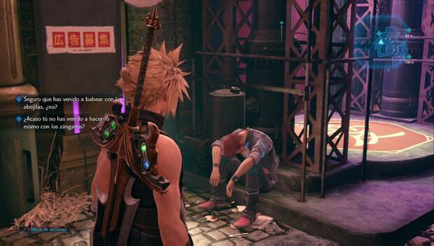 Final Fantasy VII Remake - Johnny en Mercado Muro