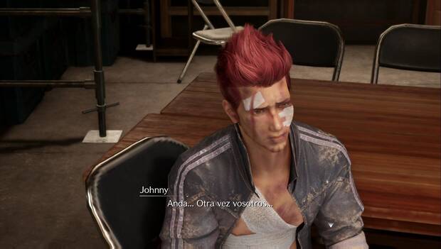 Final fantasy VII Remake - Johnny en el Coliseo