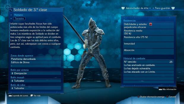 Final Fantasy VII Remake - Soldado de 3.ª clase