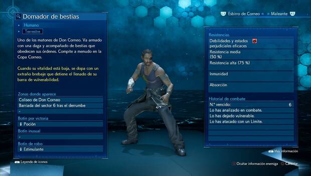 Final Fantasy VII Remake - Domador de bestias