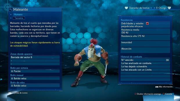 Final Fantasy VII Remake - Maleante