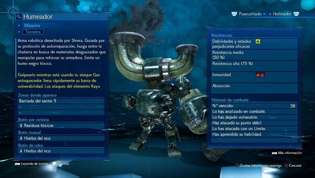 Final Fantasy VII Remake - Humeador