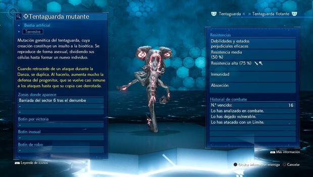 Final Fantasy VII Remake - Tentaguarda mutante
