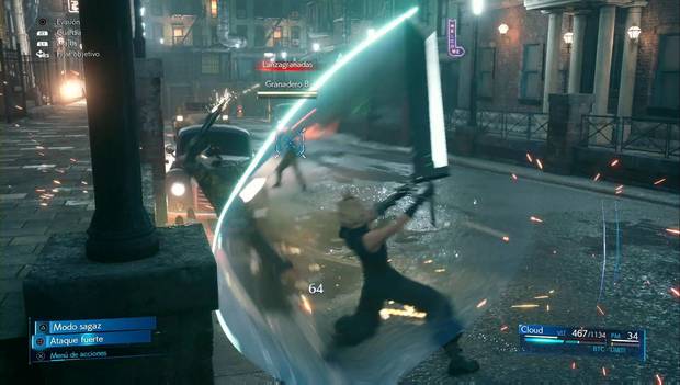 Final Fantasy VII Remake - Capítulo 2: enemigos en las calles