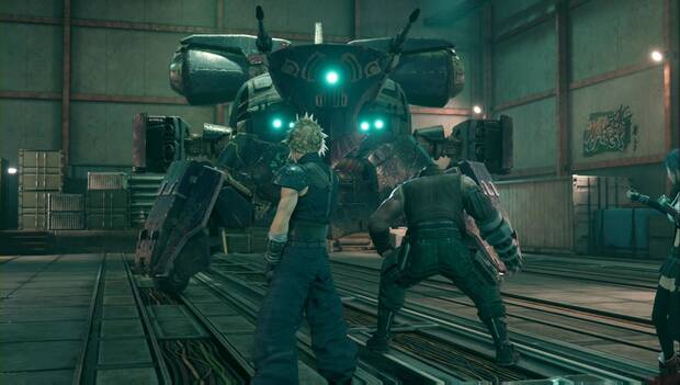 Final Fantasy VII Remake - Megacañón guardián