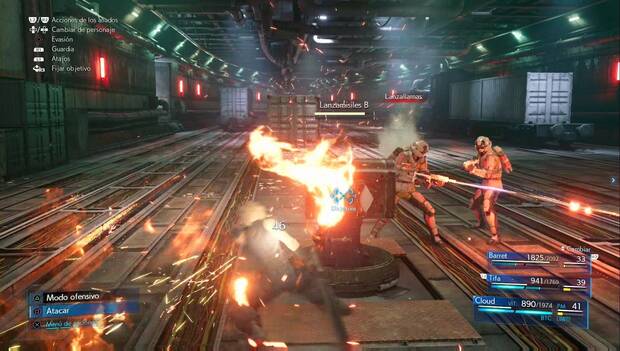 Final Fantasy VII Remake - Capítulo 5: torretas lanzamisiles