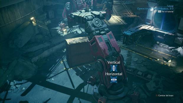 Final Fantasy VII remake - Contenedores apilados