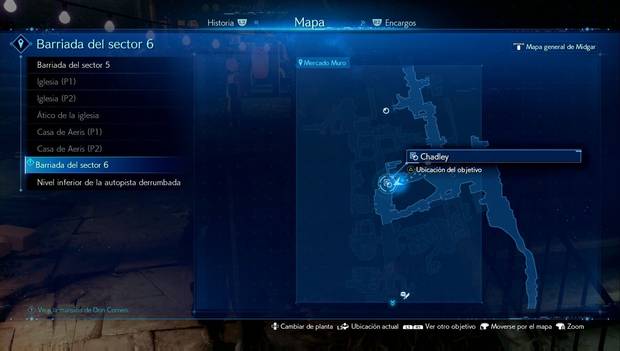 Final Fantasy VII Remake - Capítulo 9: Chadley en el Mercado Muro