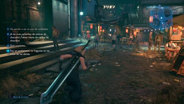 Final Fantasy VII Remake - Capítulo 9: Johnny cerca del Mercado Muro