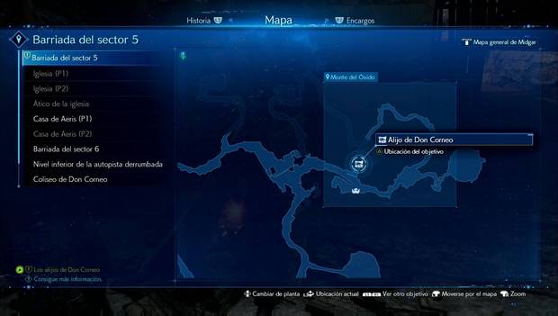 Final Fantasy VII remake - Los alijos de Don Corneo: Alijo 1