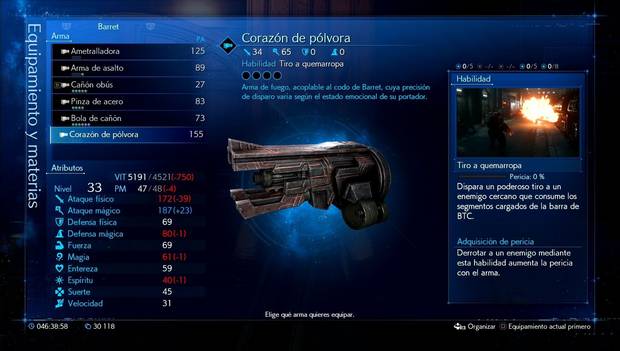 Final Fantasy VII Remake - Corazón de pólvora