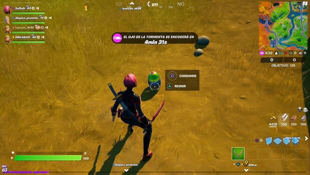 Fortnite - Huevos saltarines