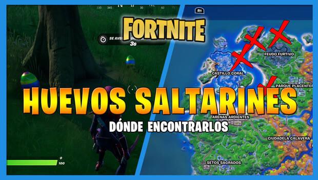 Fortnite - Encuentra huevos saltarines