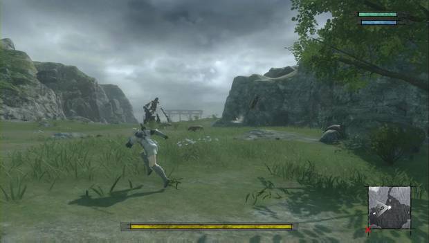 Nier Replicant - Máquina compleja: enemigo que la deja caer