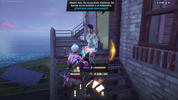 Fortnite - Marca armas de diferente rareza: mejora de arma