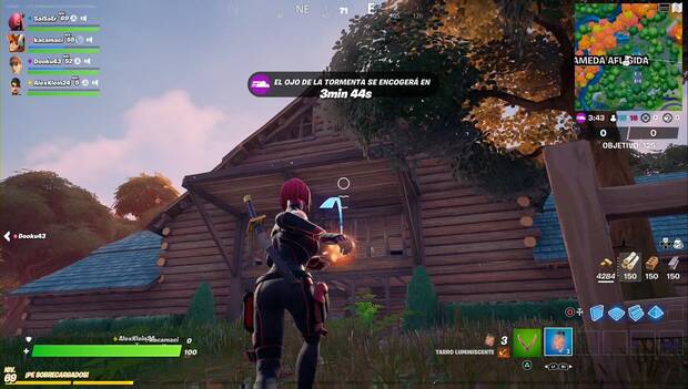 Fortnite - Préndele fuego a estructuras: lanzamiento de luciérnaga