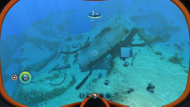 Subnautica - Encuentra la Cápsula 3: naufragio al sur de la cápsula