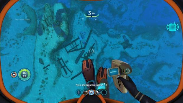 Subnautica - Encuentra la Cápsula 17: restos de la nave