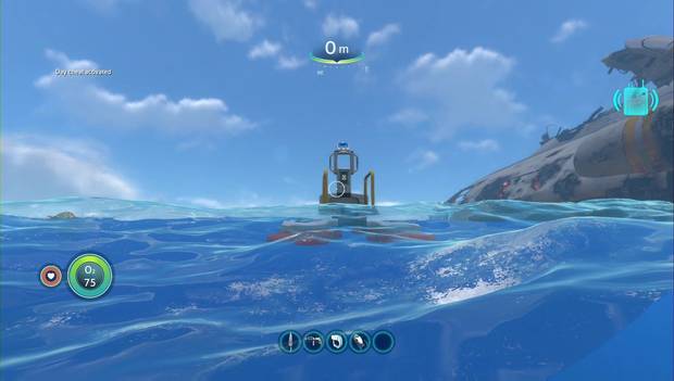 Subnautica - Encuentra la Cápsula 17: bahía de vehículos portátil