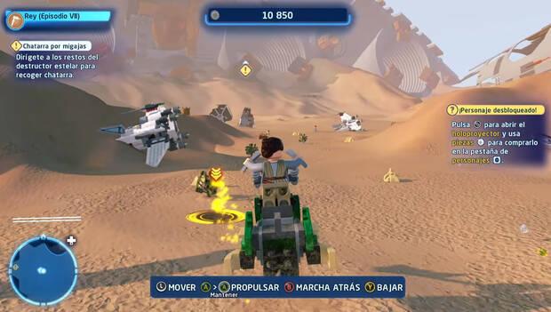 LEGO Star Wars: The Skywalker Saga - Misión Chatarra por migajas para conseguir las herramientas de chatarrero