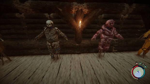 Sons of the Forest - Utilidad de los soportes de armaduras