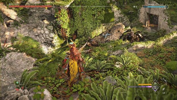 Horizon Forbidden West Orillas Ardientes - Artilugios de excavadores: zona de suelo destruible