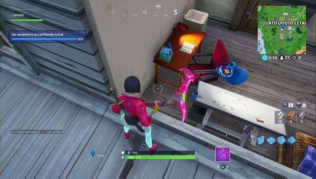 Fortnite - Fortbyte #24: ubicación en la casa