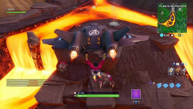 Fortnite Battle Royale - Fortbytes: Fortbite #92 en la isla de lava
