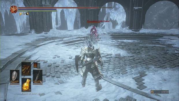 Dark Souls 3 - Cenizas de Ariandel, Cueva de las moscas: Piromántico lívido Dunnel