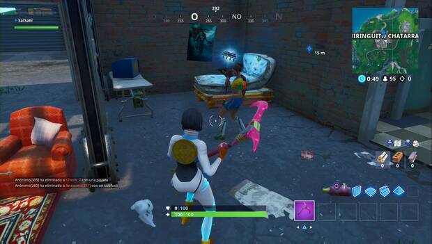 Fortnite - Fortbyte 8: localización en el almacén