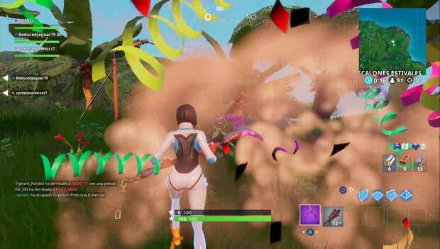Fortnite - Disco volador estallando
