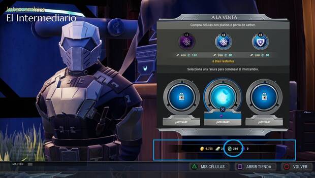 Dauntless - Polvo de aehter