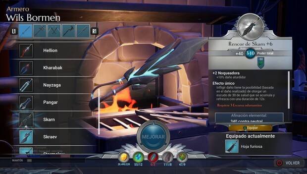 Dauntless - Espadas: Rencor de Skarn