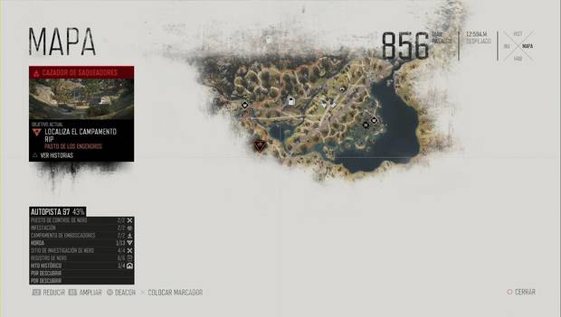 Days Gone - Pasto de los engendros: Localización del objetivo