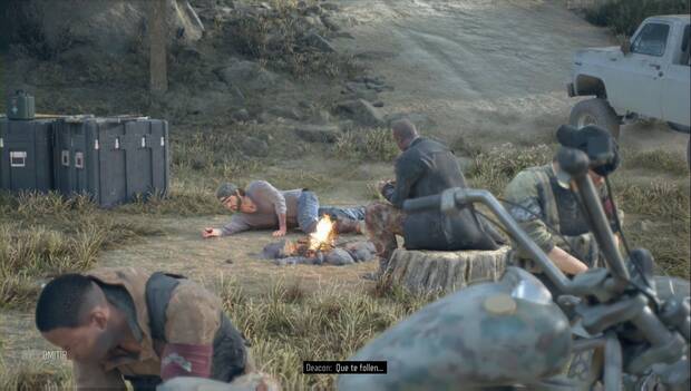 Days Gone - La sombra de la muerte: Deacon se despierta en un campamento con Kouri