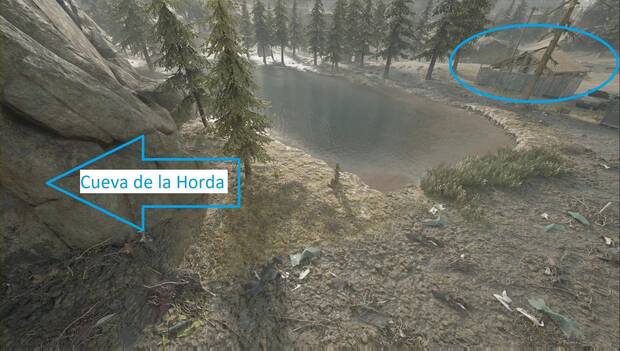 Days Gone - Horda de los Lagos Patjens: punto para obstaculizar a la Horda