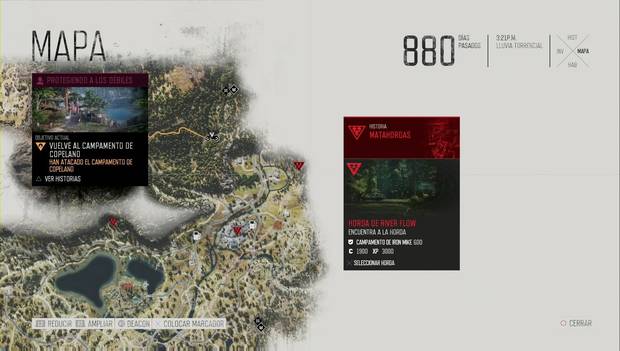 Days Gone - Horda de River Flow: localización de la Horda