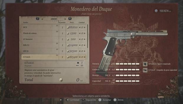 Resident Evil 8 - Mágnum STAKE