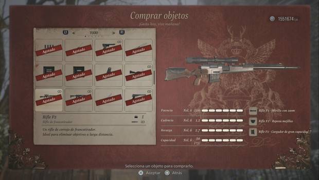 Resident Evil 8 - Rifle F2