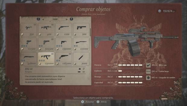 Resident Evil 8 - Escopeta SVG-12