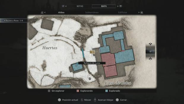 Resident Evil 8 Village - Llave de Luiza: dónde encontrar la Reliquia