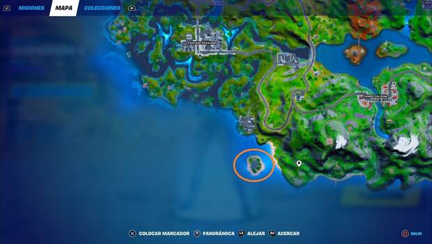 Fortnite - Skin de oro de Lara: ubicación de la isla de Orelia