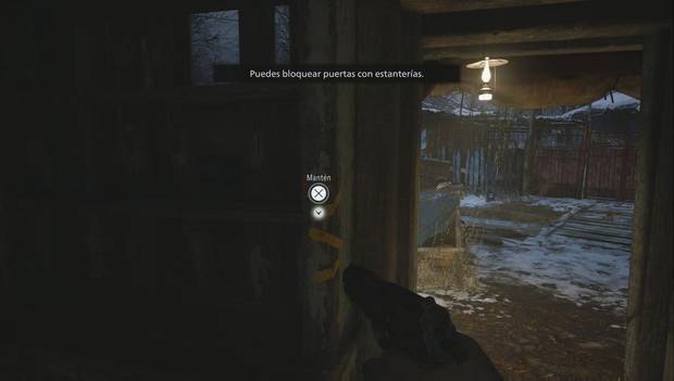 Resident Evil 8 - Casco viejo: bloquea la puerta