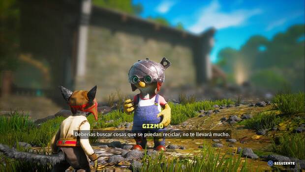 Biomutant - Otro mundo: gizmo en la aldea
